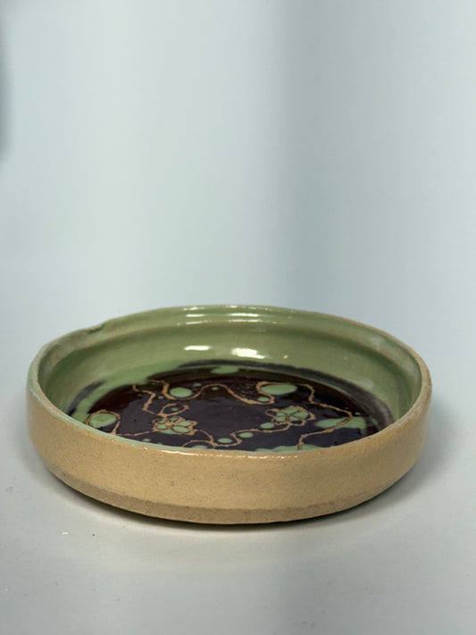 Green Purple Plate