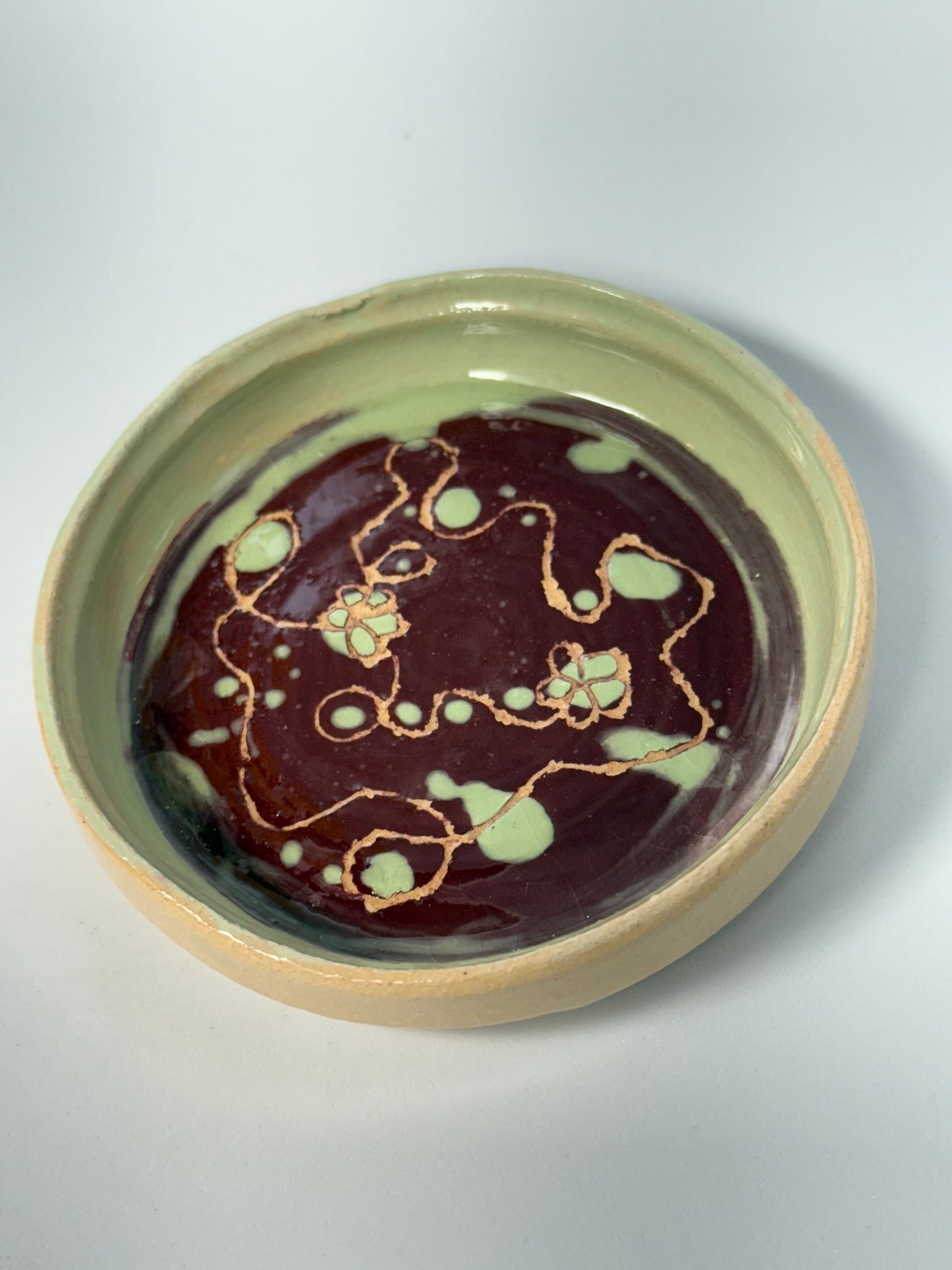 Green Purple Plate