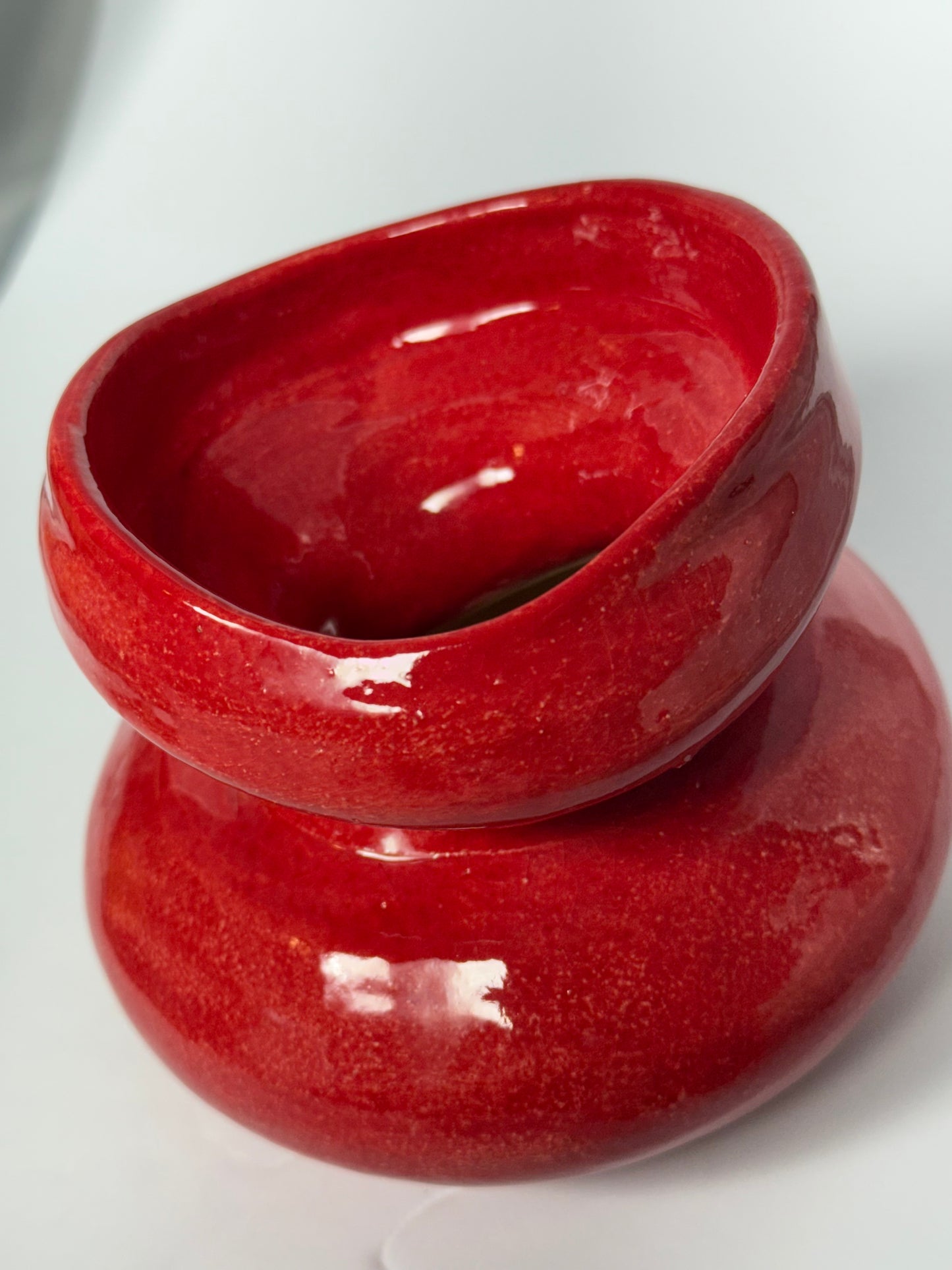 Red Vase