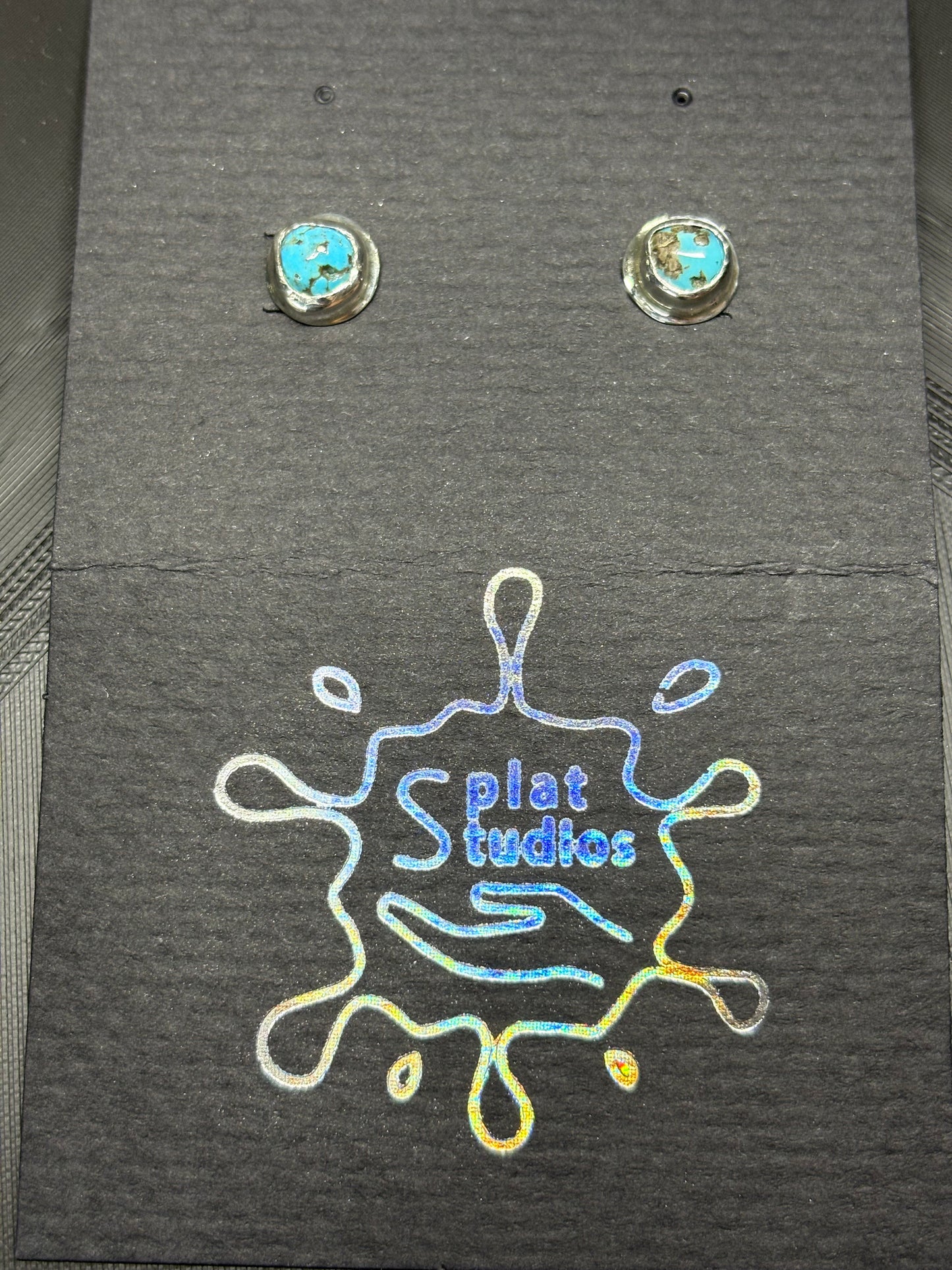 Turquoise Silver Studs