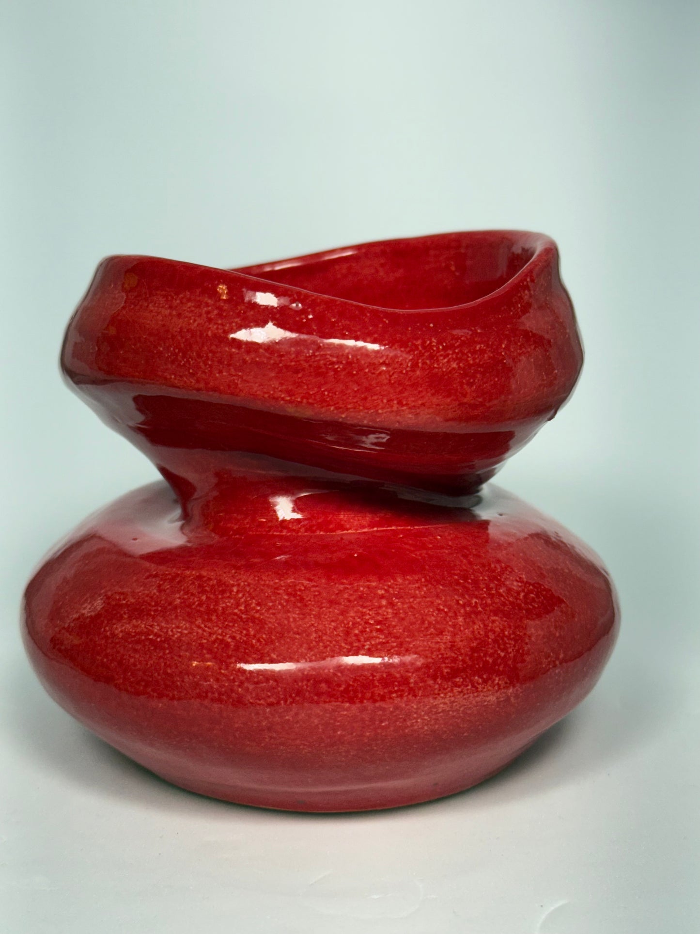 Red Vase