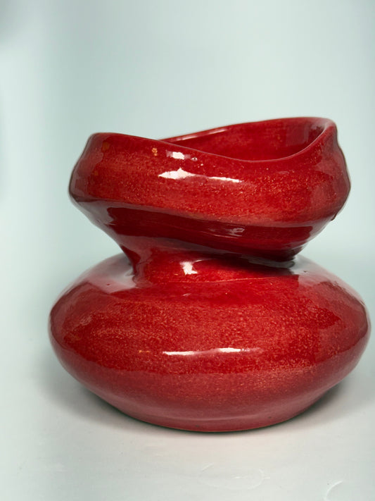 Red Vase
