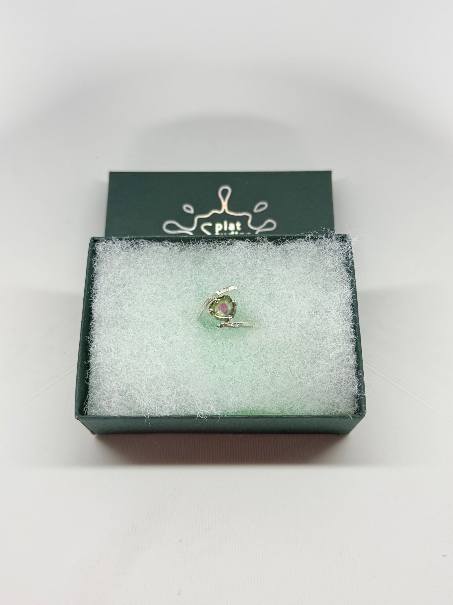 Watermelon Tourmaline Ring