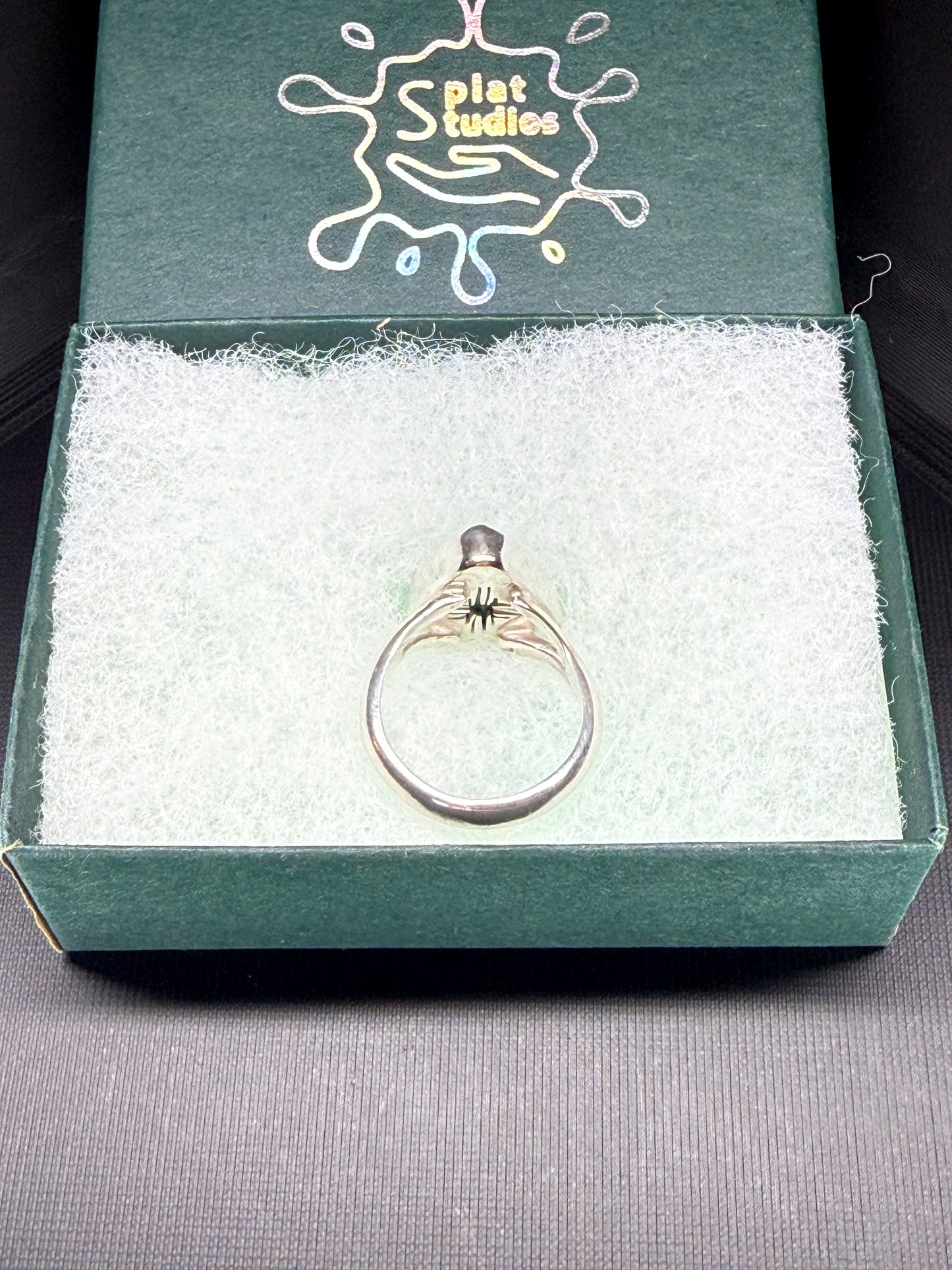 Turquoise Ring With Zia Symbol