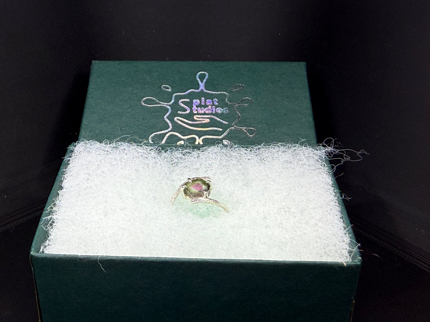Watermelon Tourmaline Ring