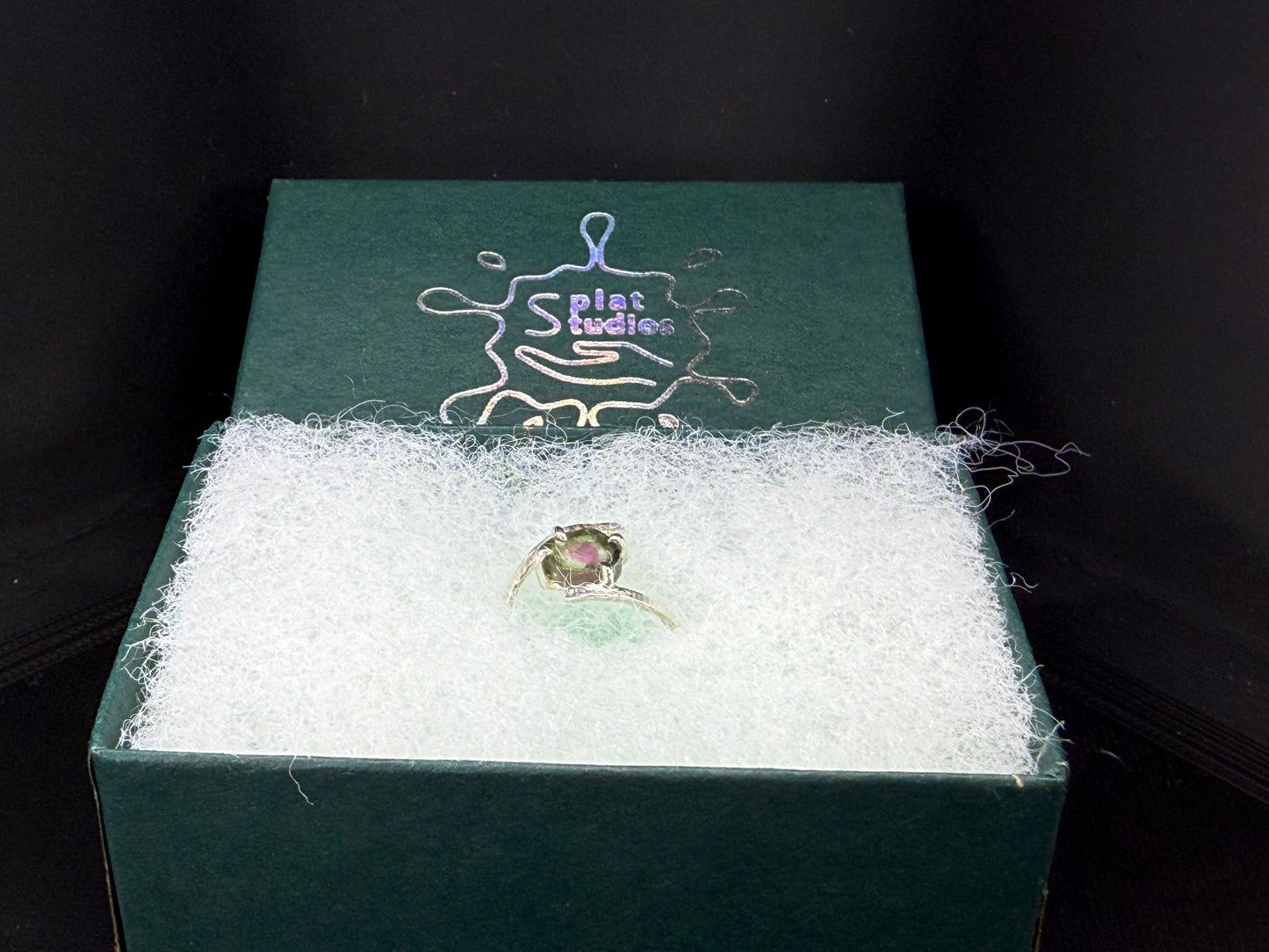 Watermelon Tourmaline Ring