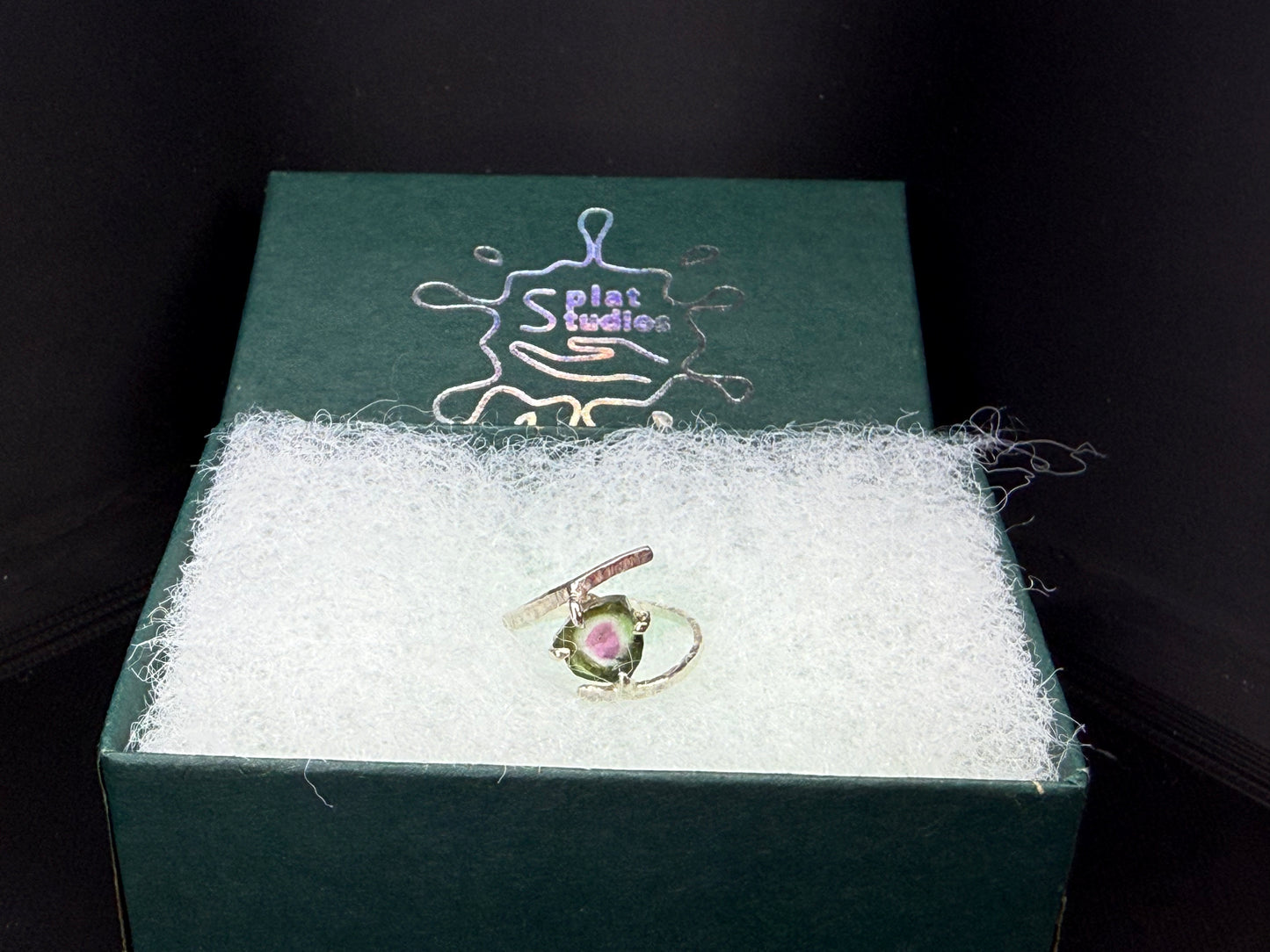 Watermelon Tourmaline Ring