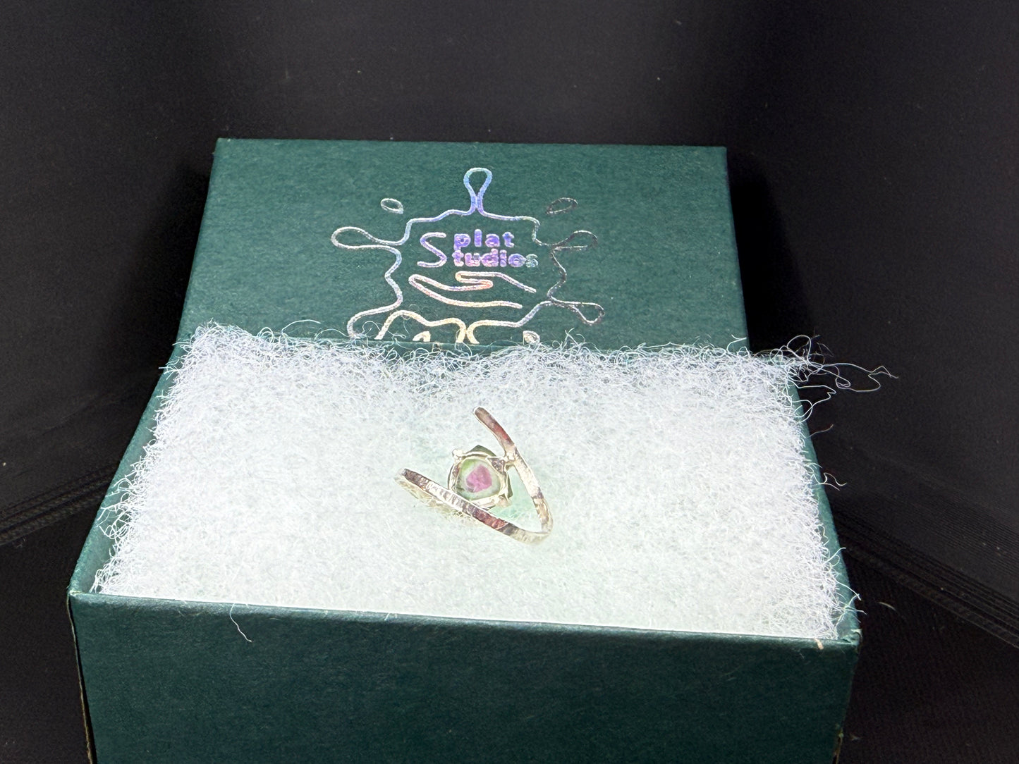 Watermelon Tourmaline Ring